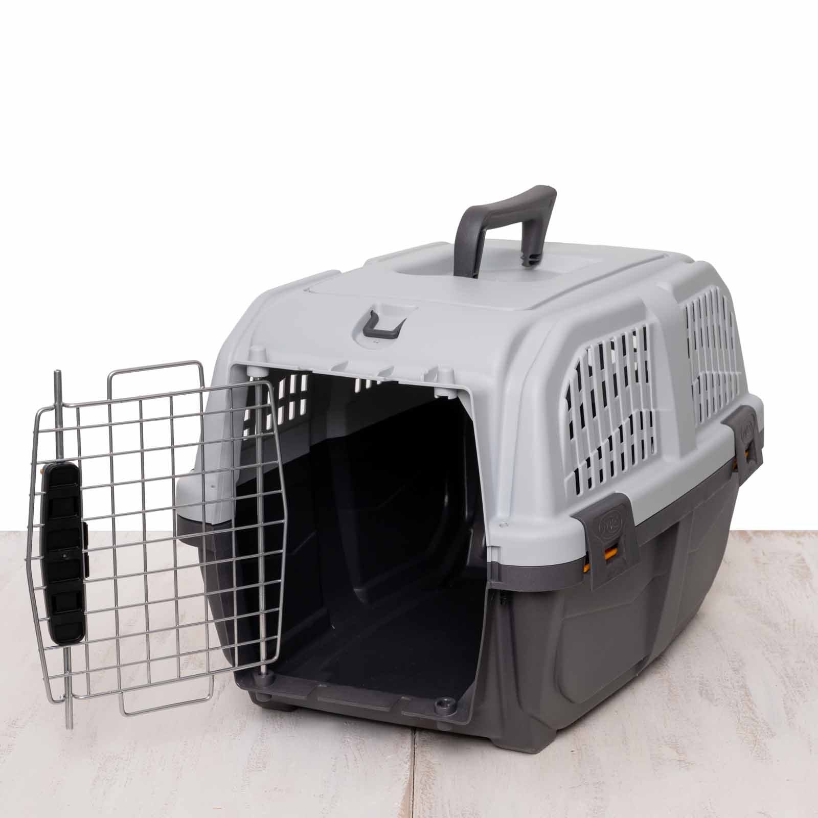 rico-s-futterkiste-transportbox-vogelbox-grau-48-cm-mit-l-ftung image 2