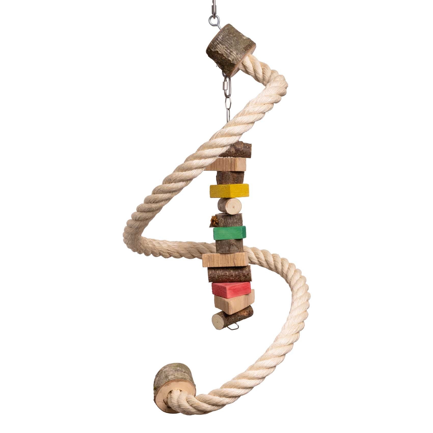 rico-s-futterkiste-sisalspirale-holzspielzeugkette-150-cm image 1