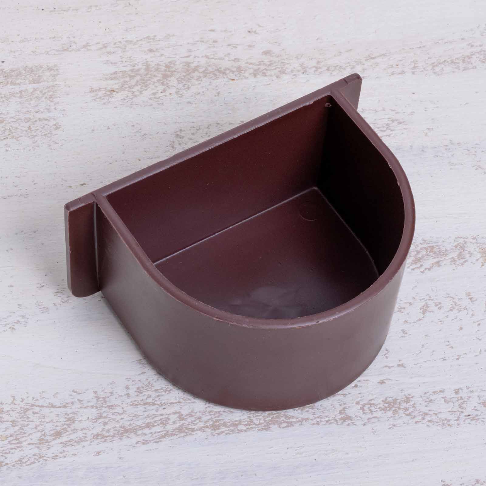 rico-s-futterkiste-futter-wassernapf-einklemmen-braun-9-cm image 2