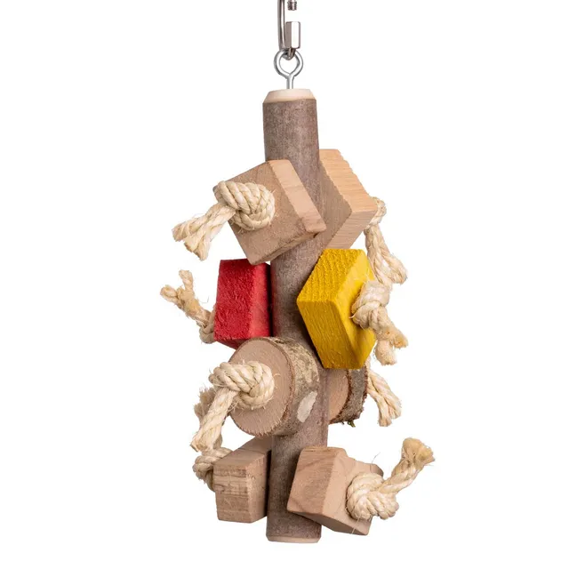 rico-s-futterkiste-wood-stick-large-papageienspielzeug image 1