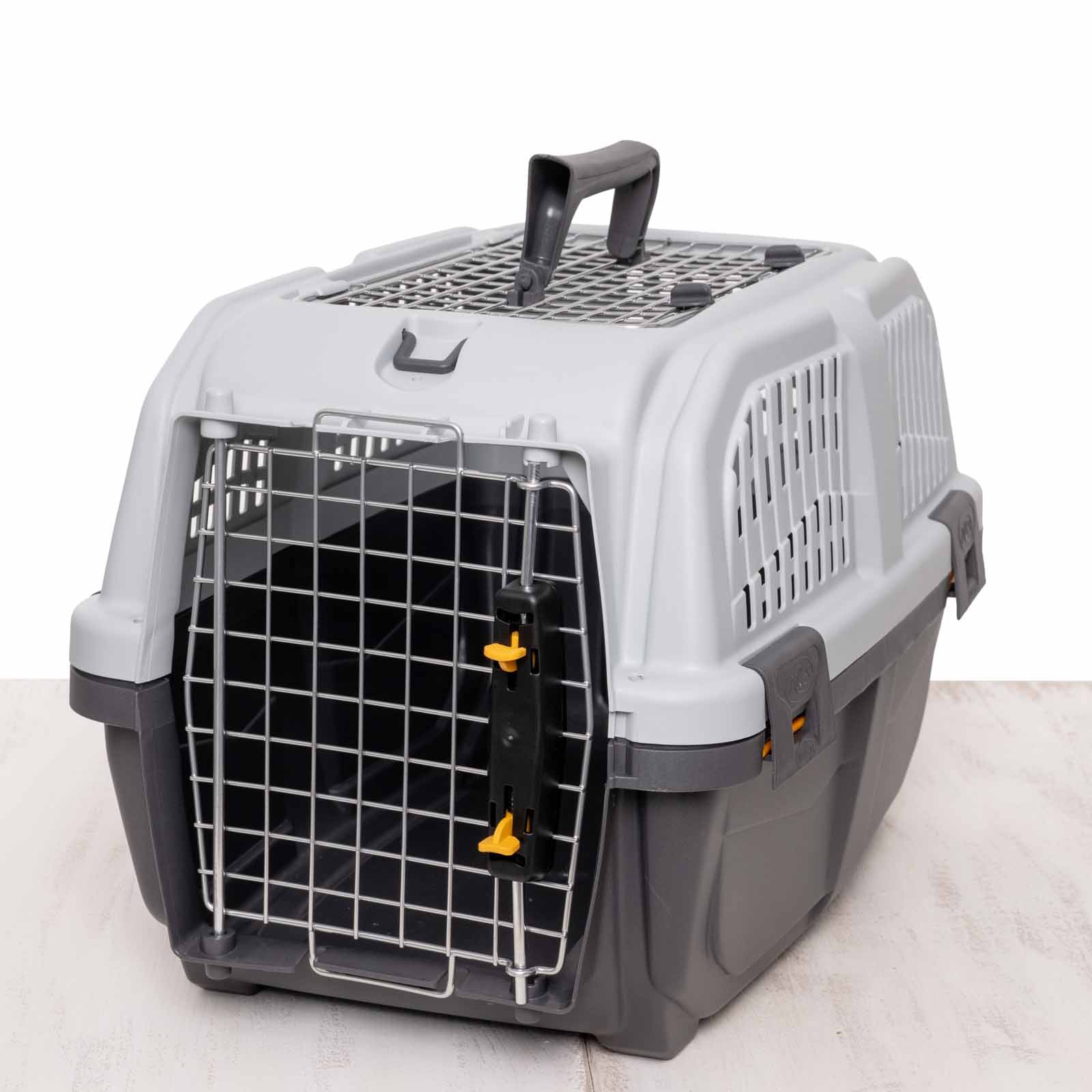 rico-s-futterkiste-transportbox-open-vogelbox-grau-48cm image 1