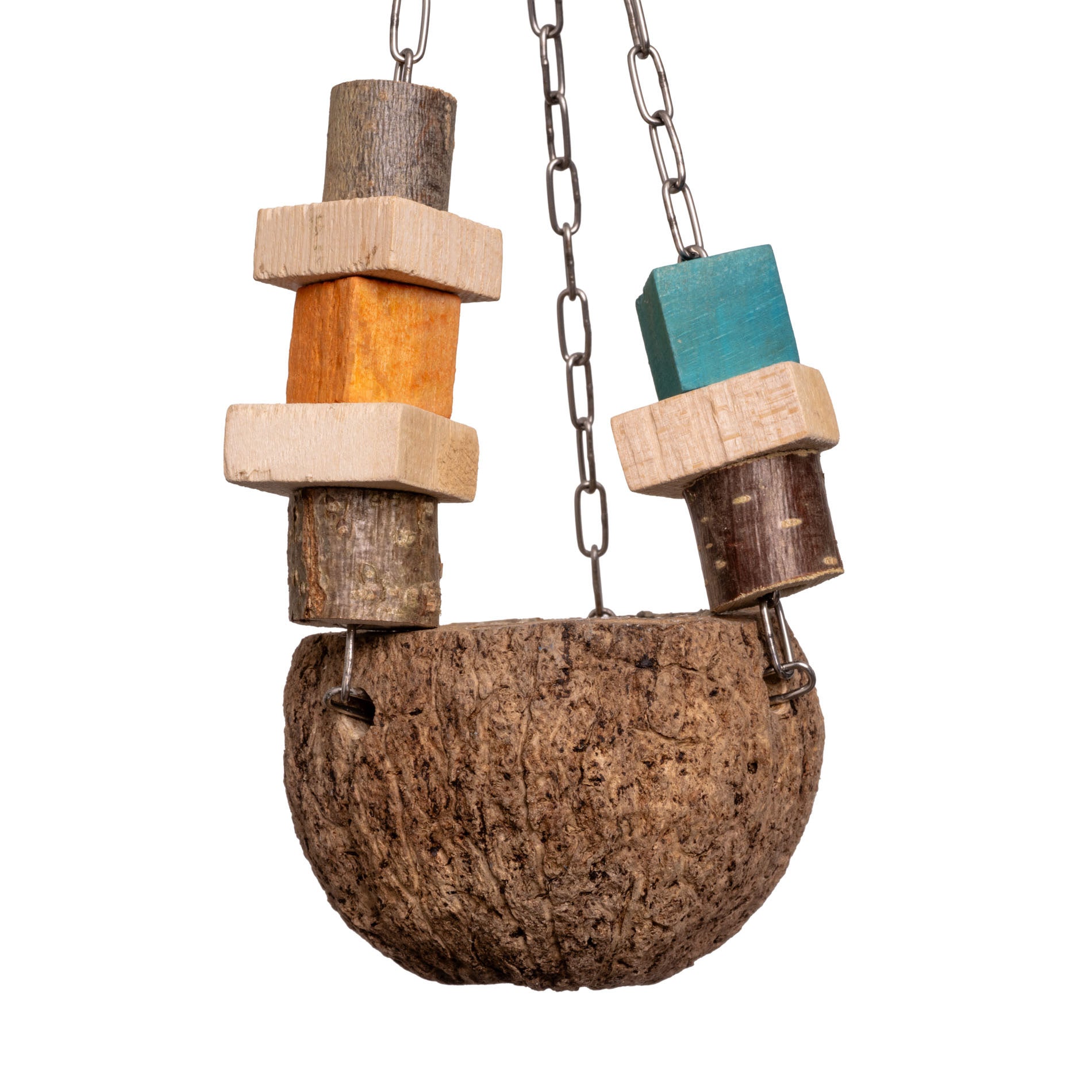 rico-s-futterkiste-paranuss-mineralmen-papageienspielzeug image 3