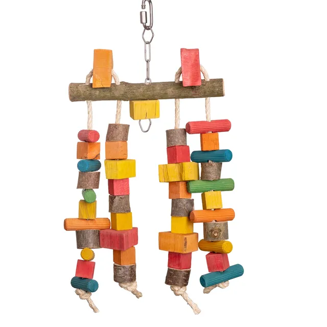 rico-s-futterkiste-spielvorhang-papageienspielzeug-sisal-30-cm image 1