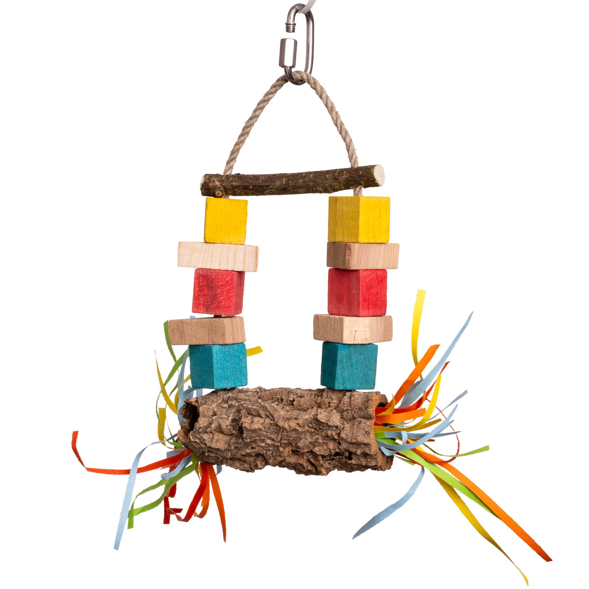 rico-s-futterkiste-sittich-schaukel-korkr-hre-25-cm image 1