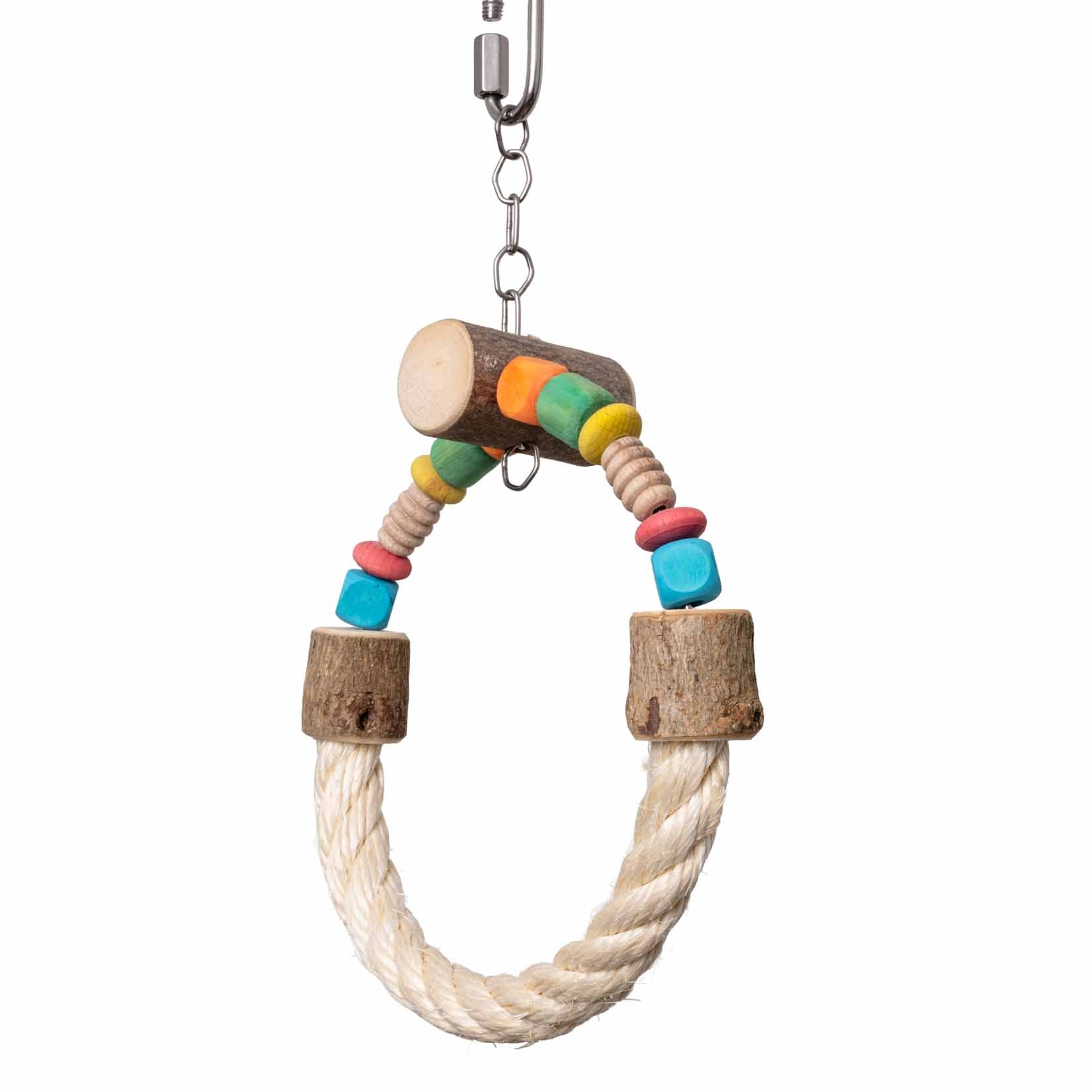 rico-s-futterkiste-schaukelring-sittichspielzeug-15-cm-sisal image 2