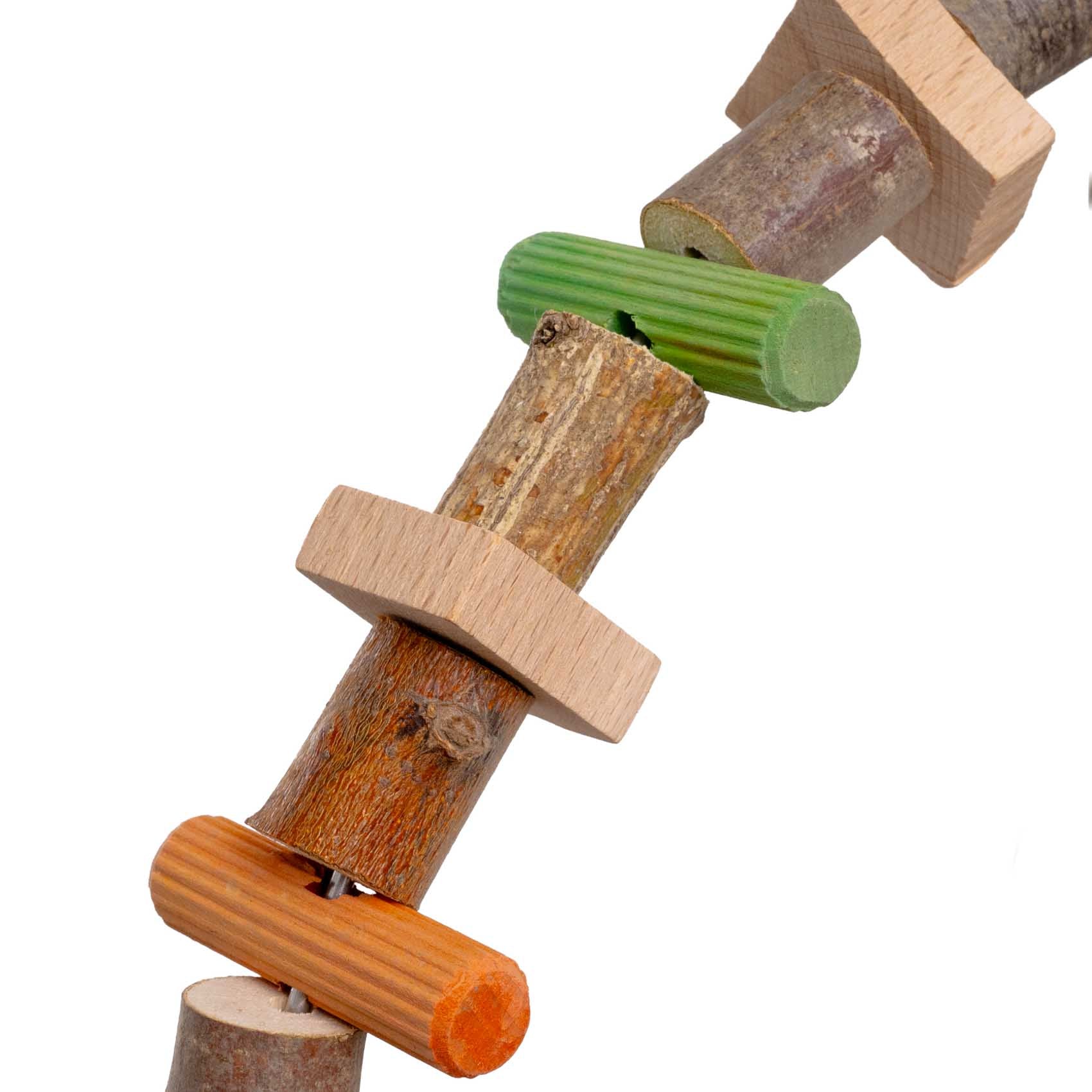 rico-s-futterkiste-spiel-schaukelbogen-sittichspielzeug-buche image 6