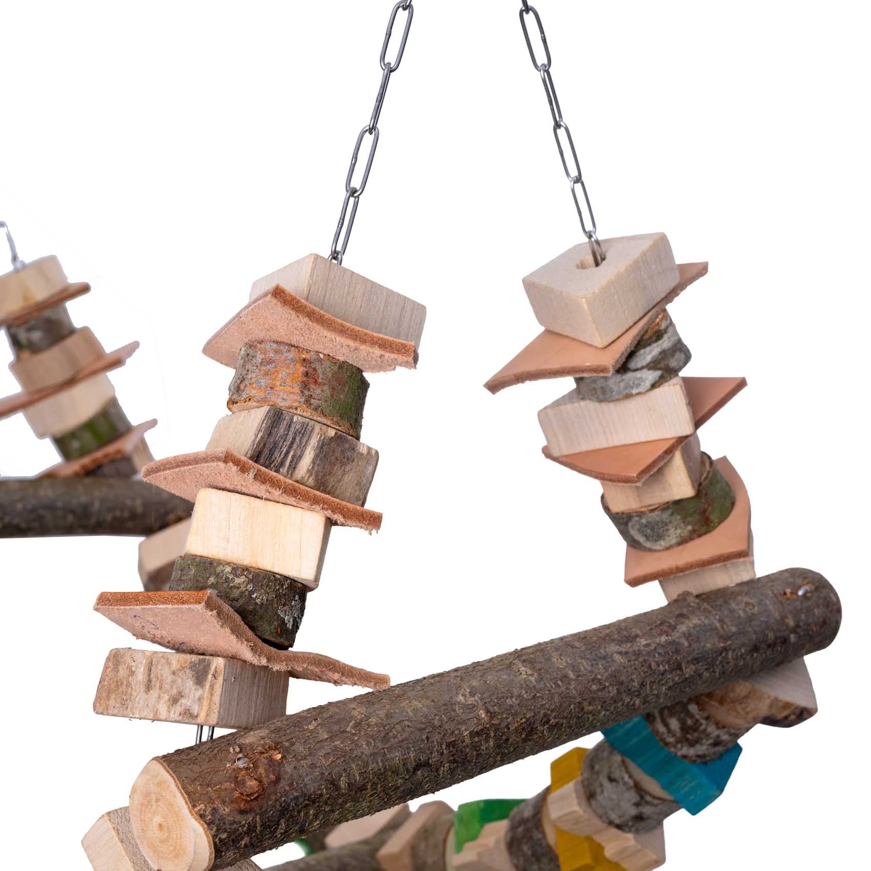 rico-s-futterkiste-schaukel-welle-papageienspielzeug-gro-holz image 3
