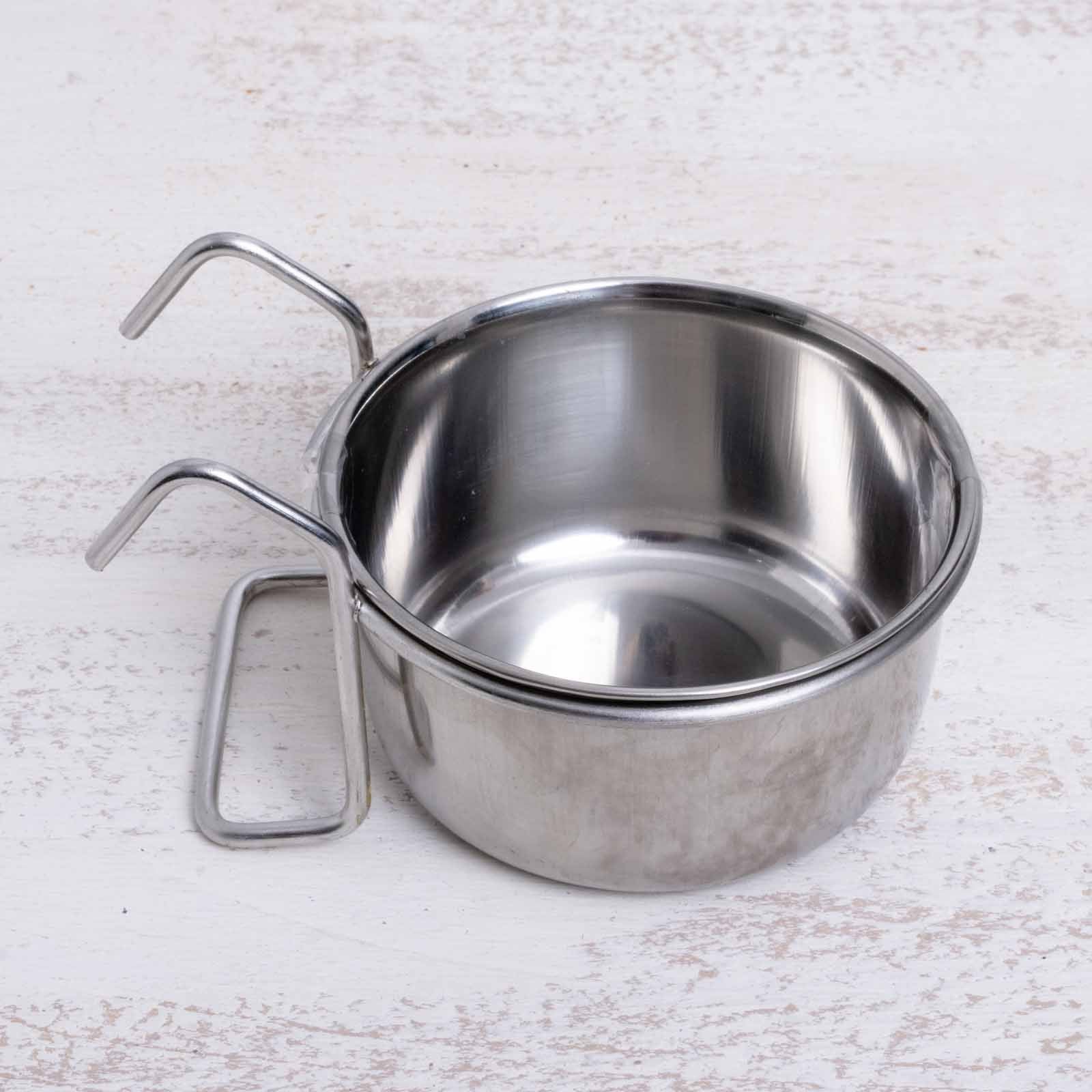 rico-s-futterkiste-volierenzubeh-r-edelstahlnapf-7cm-150ml-rostfrei image 1