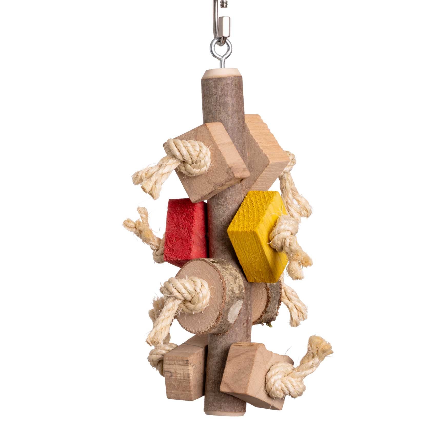 rico-s-futterkiste-wood-stick-large-papageienspielzeug image 1