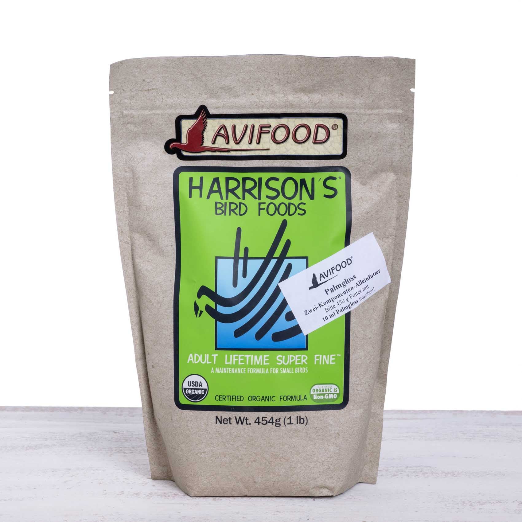 harrison-s-adult-lifetime-superfine-sittich-pellets-454-g-bio image 1