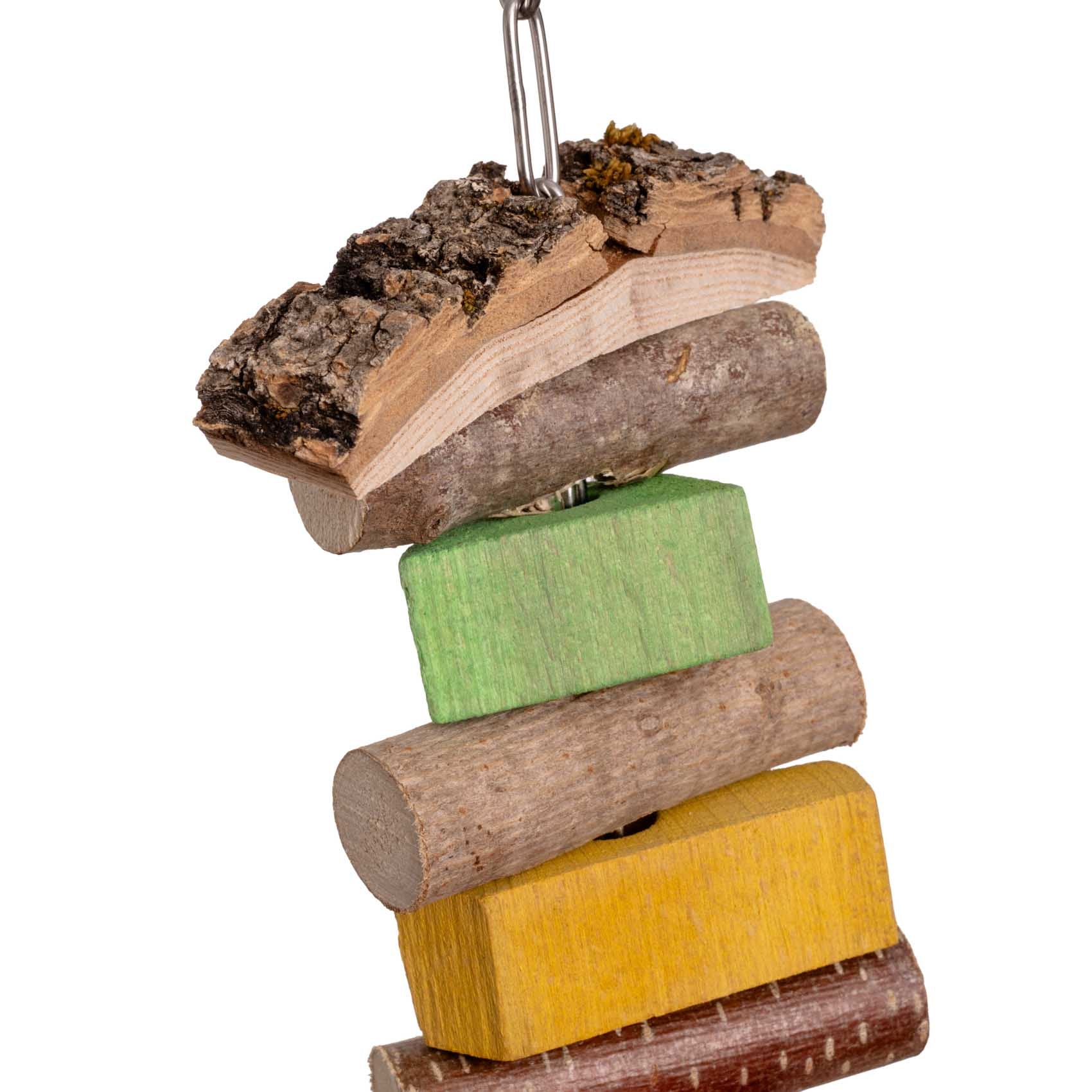 rico-s-futterkiste-strohmattenwuschel-papageienspielzeug-kokosnuss-45cm image 3