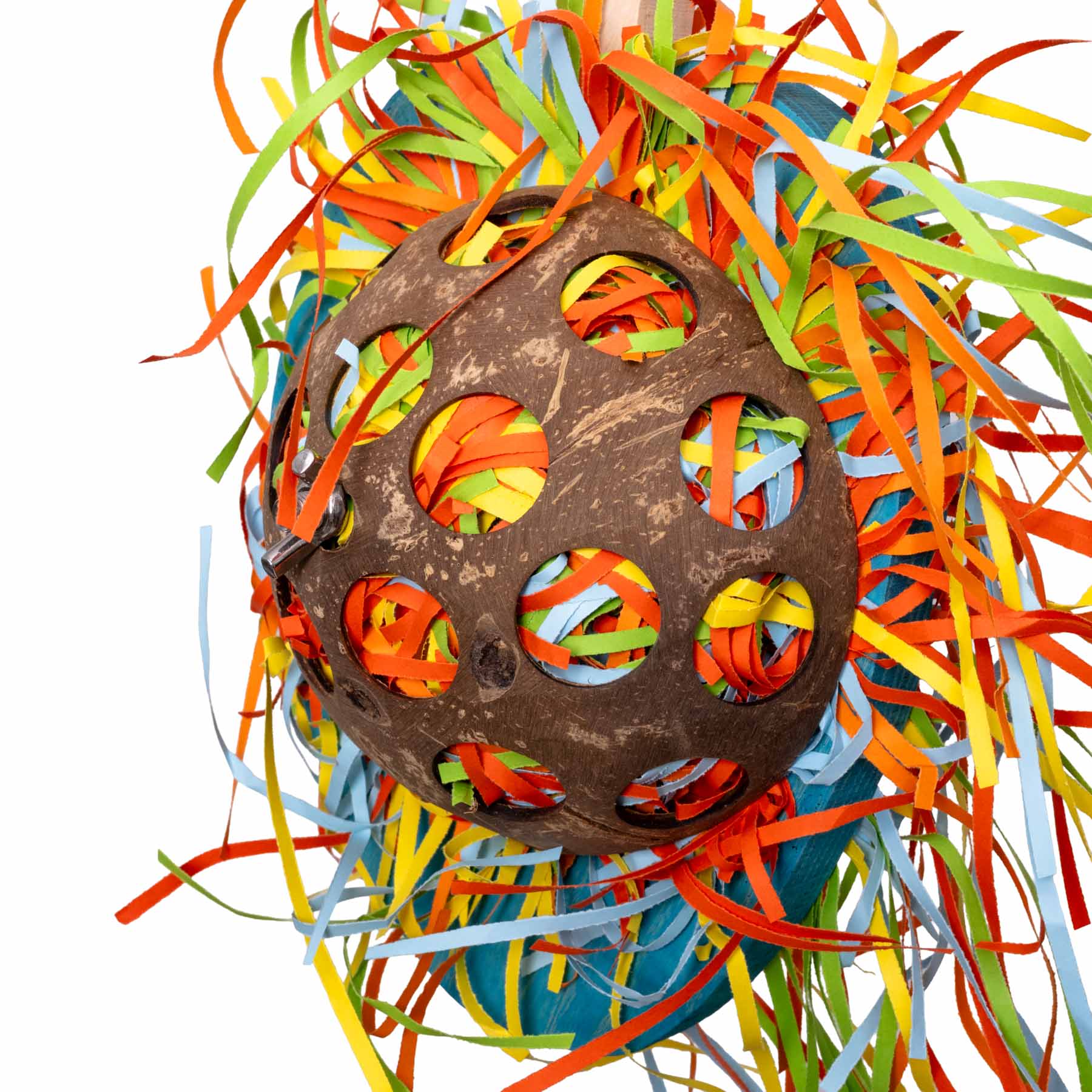 rico-s-futterkiste-knabber-pflaume-papageienspielzeug-hartholz image 3