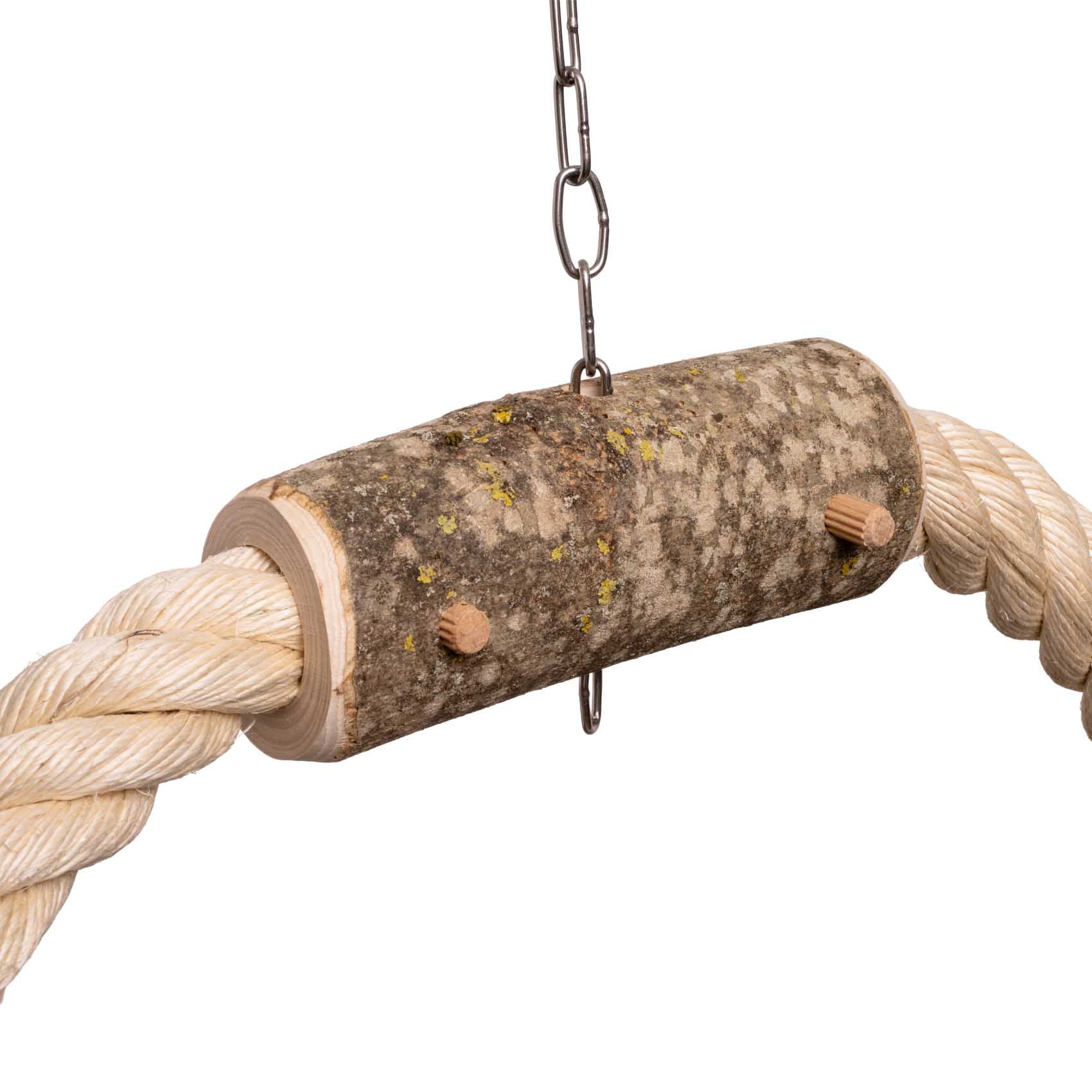 rico-s-futterkiste-sisalring-schaukel-40cm-papageienschaukel image 3