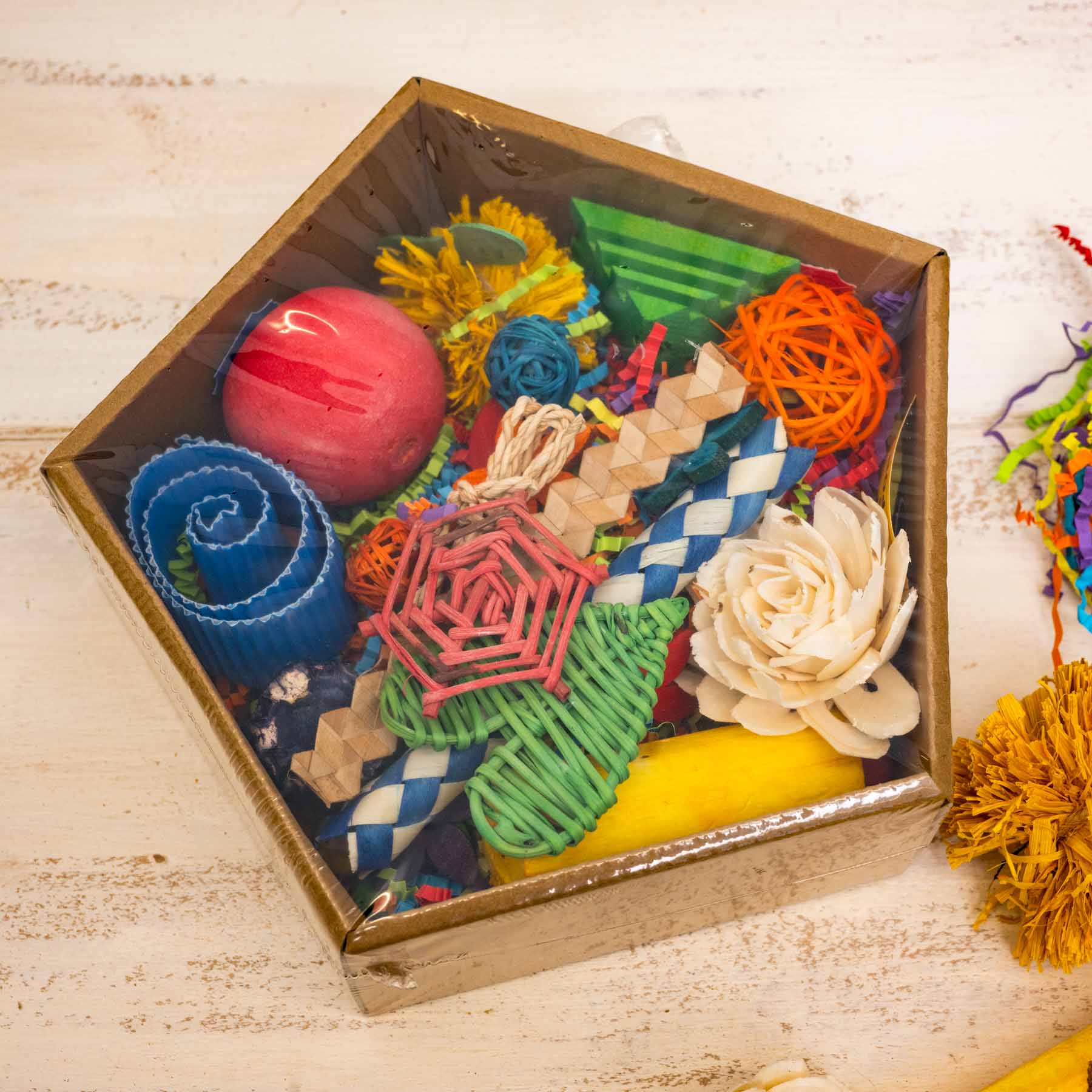 rico-s-futterkiste-diy-toy-gift-box-vogelspielzeug-korb image 8