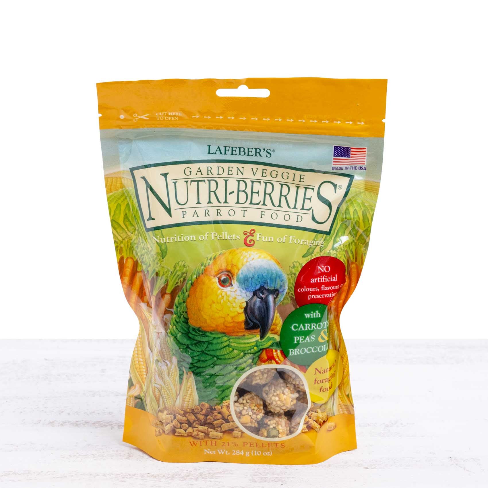 lafeber-nutri-berries-garden-veggie-vogelfutter-284-g-gem-se image 1