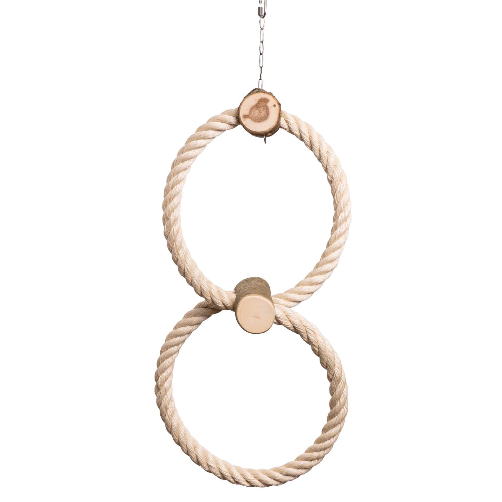 rico-s-futterkiste-sisal-doppelring-schaukel-80-cm-f-r-papageien image 1