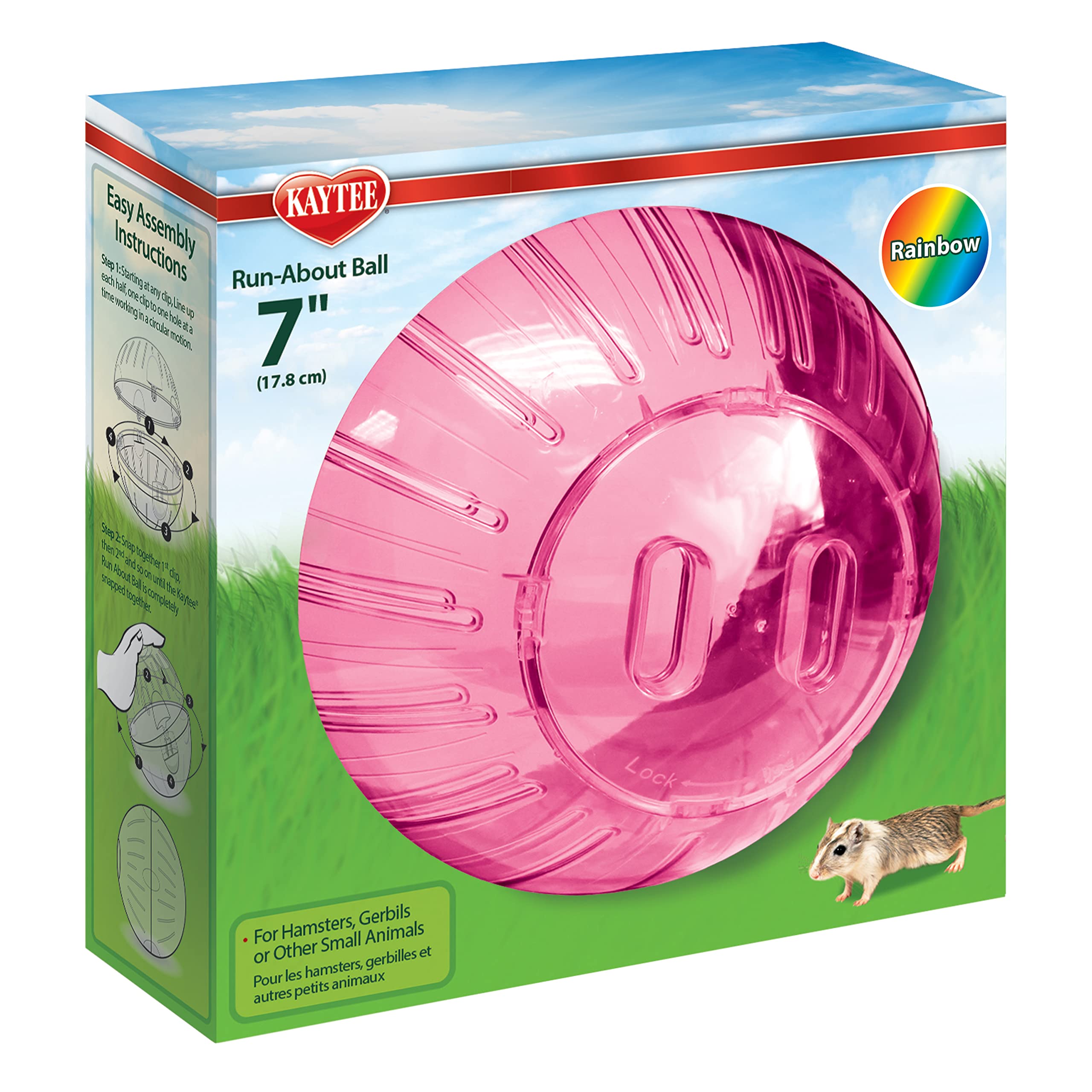 kaytee-run-about-ball-hamsterball-17-8-cm-regenbogen image 4