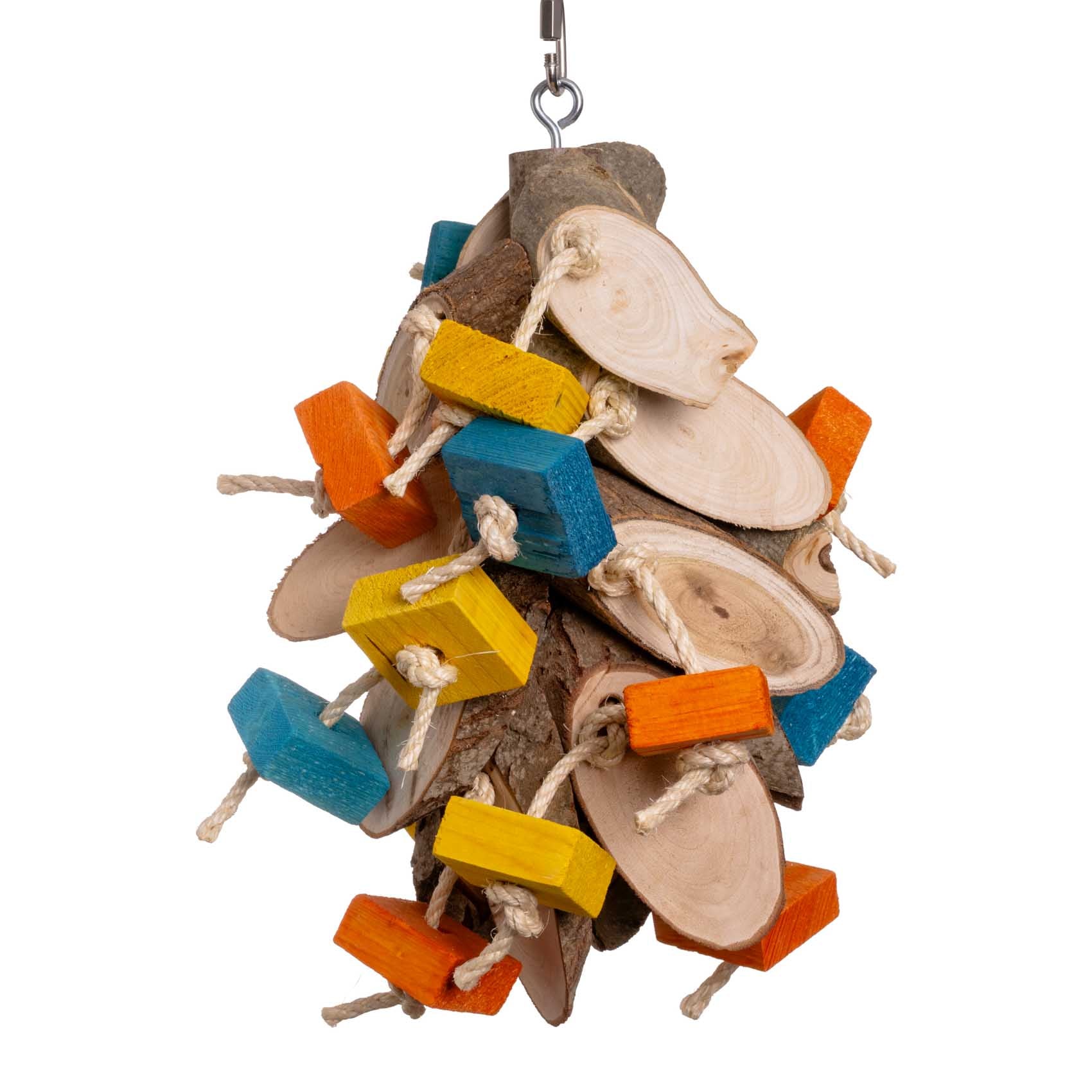 rico-s-futterkiste-hanging-schredder-papageienspielzeug-2-kg image 1