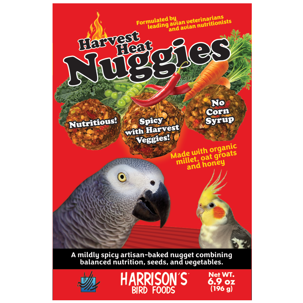 harrison-pellets-harvest-heat-nuggies-papageien-snack-bio-mild-w-rzig image 2