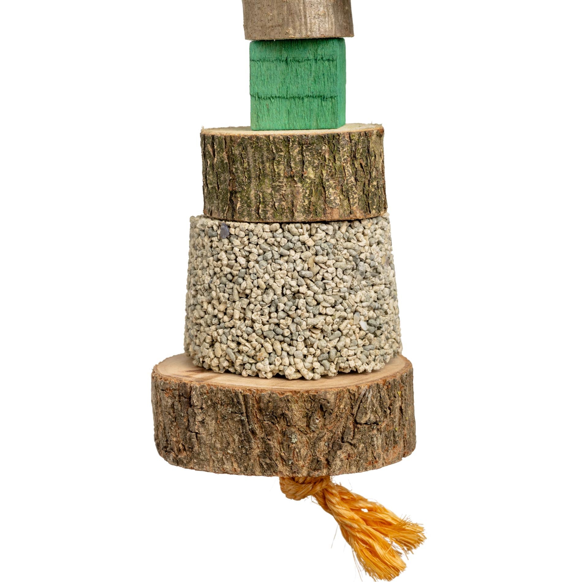 rico-s-futterkiste-sittich-mineralstein-mit-knabberholz-100-g image 2
