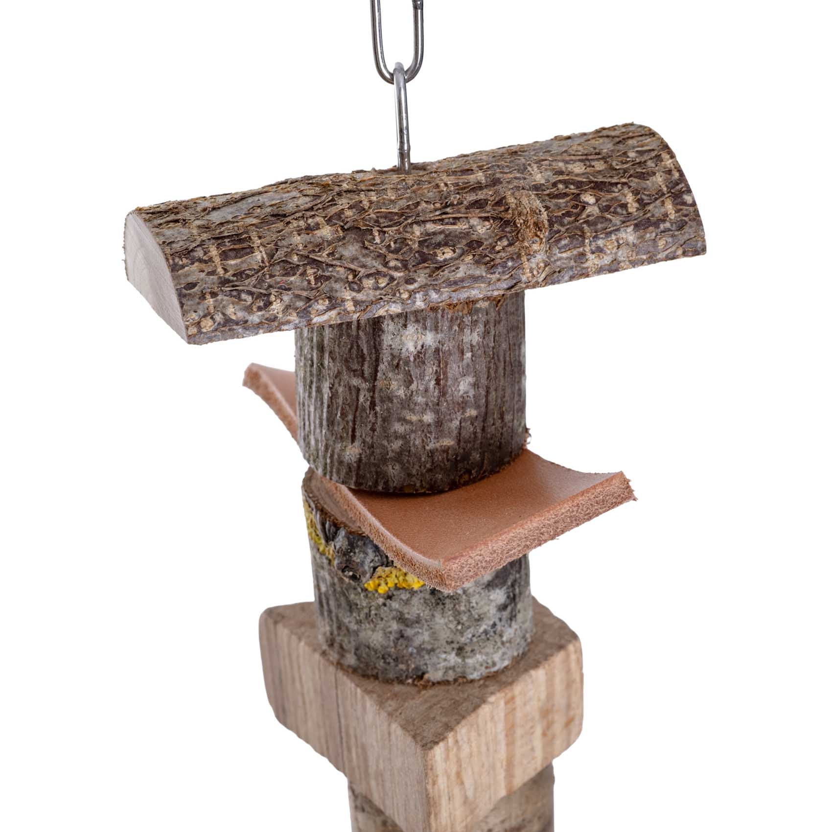 rico-s-futterkiste-doppelschaukel-papageienschaukel-naturholz-70cm image 3