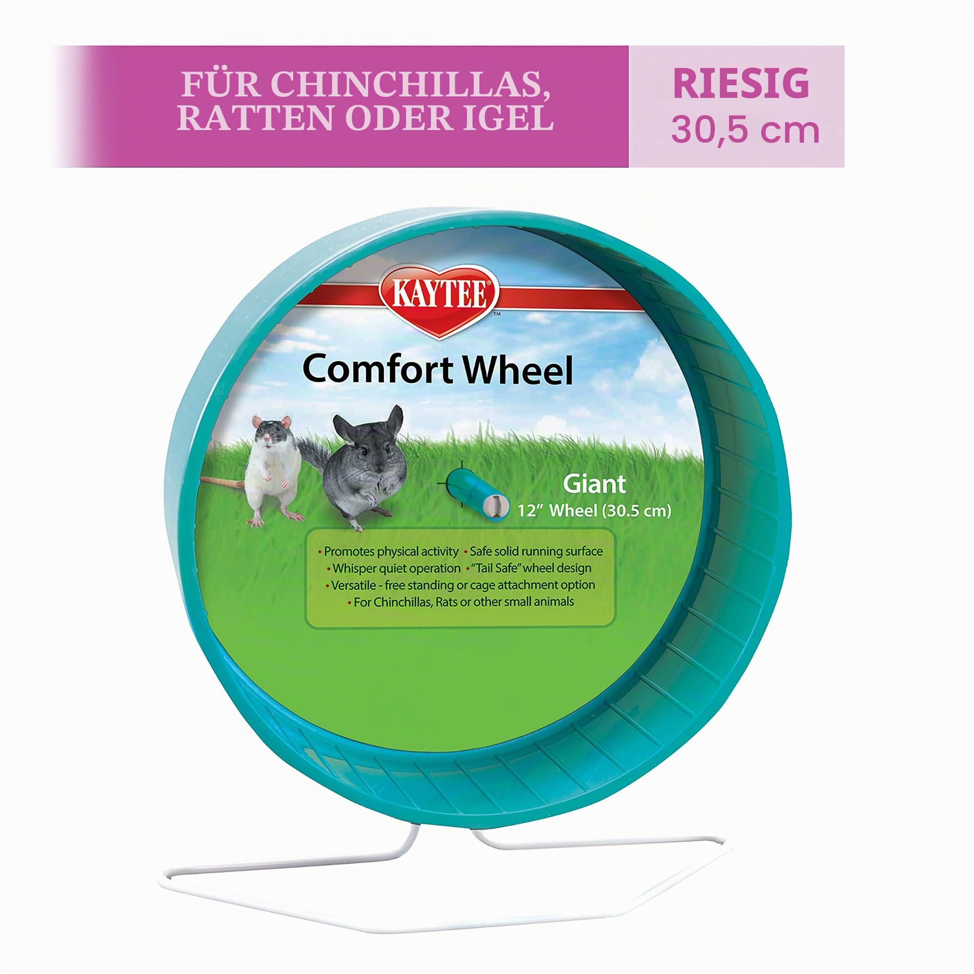 kaytee-comfort-wheel-giant-laufrad-12-zoll-30-cm-leise image 3