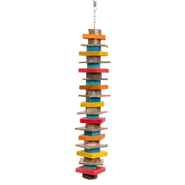 rico-s-futterkiste-jumbo-schredder-schlange-papageienspielzeug-70cm image 1