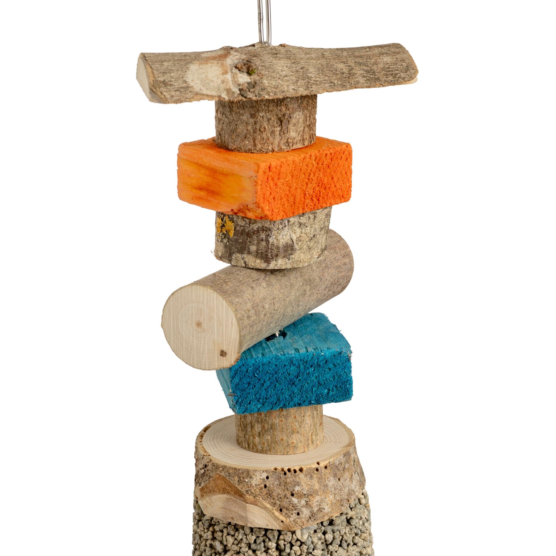 rico-s-futterkiste-stone-rope-mineralstein-large-papageienspielzeug-algenkalk image 3