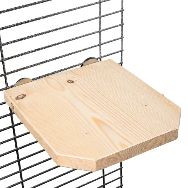 rico-s-futterkiste-sitz-futterbrett-papageien-fichte-25-cm image 1