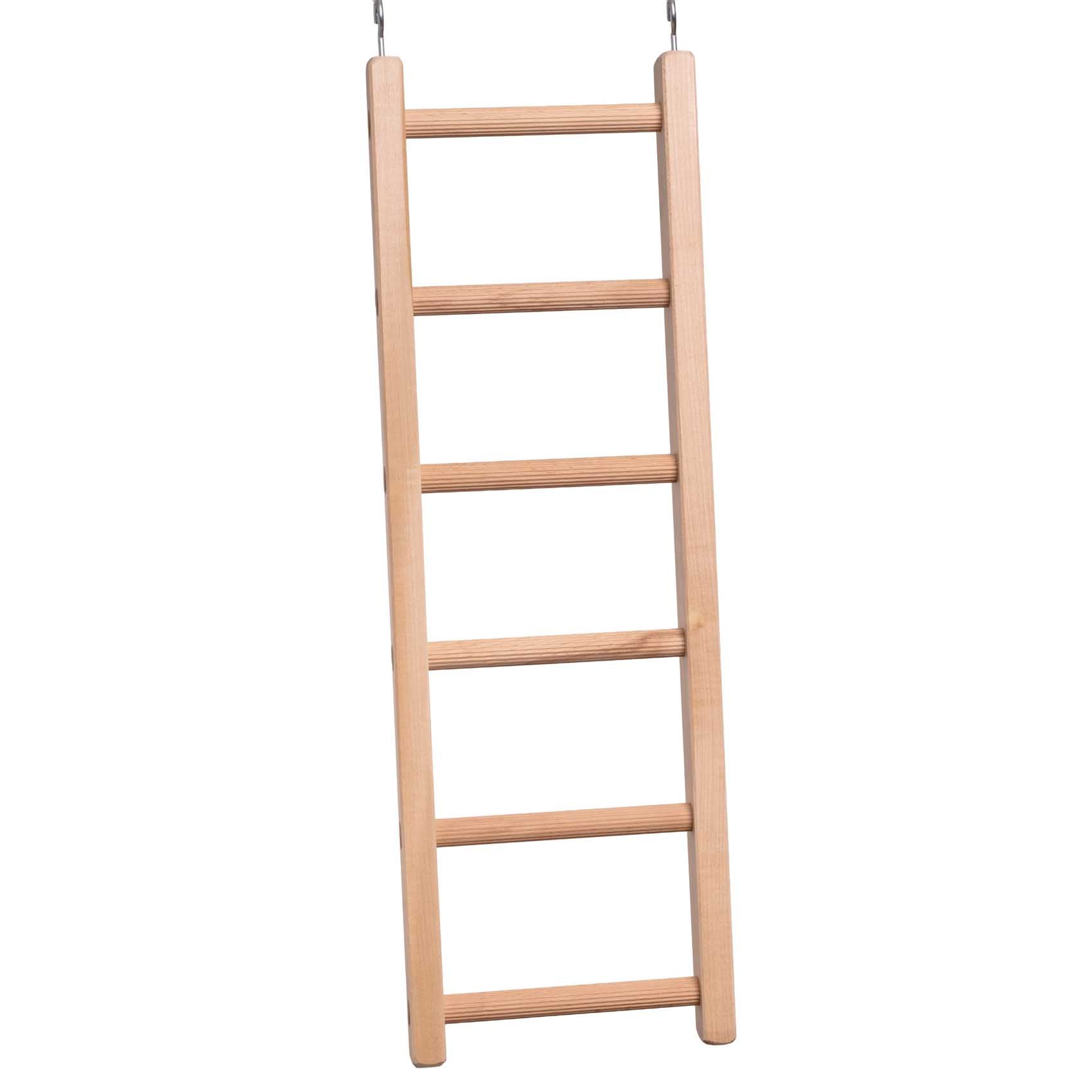 rico-s-futterkiste-sittichleiter-6-sprossen-holz-55-cm image 1