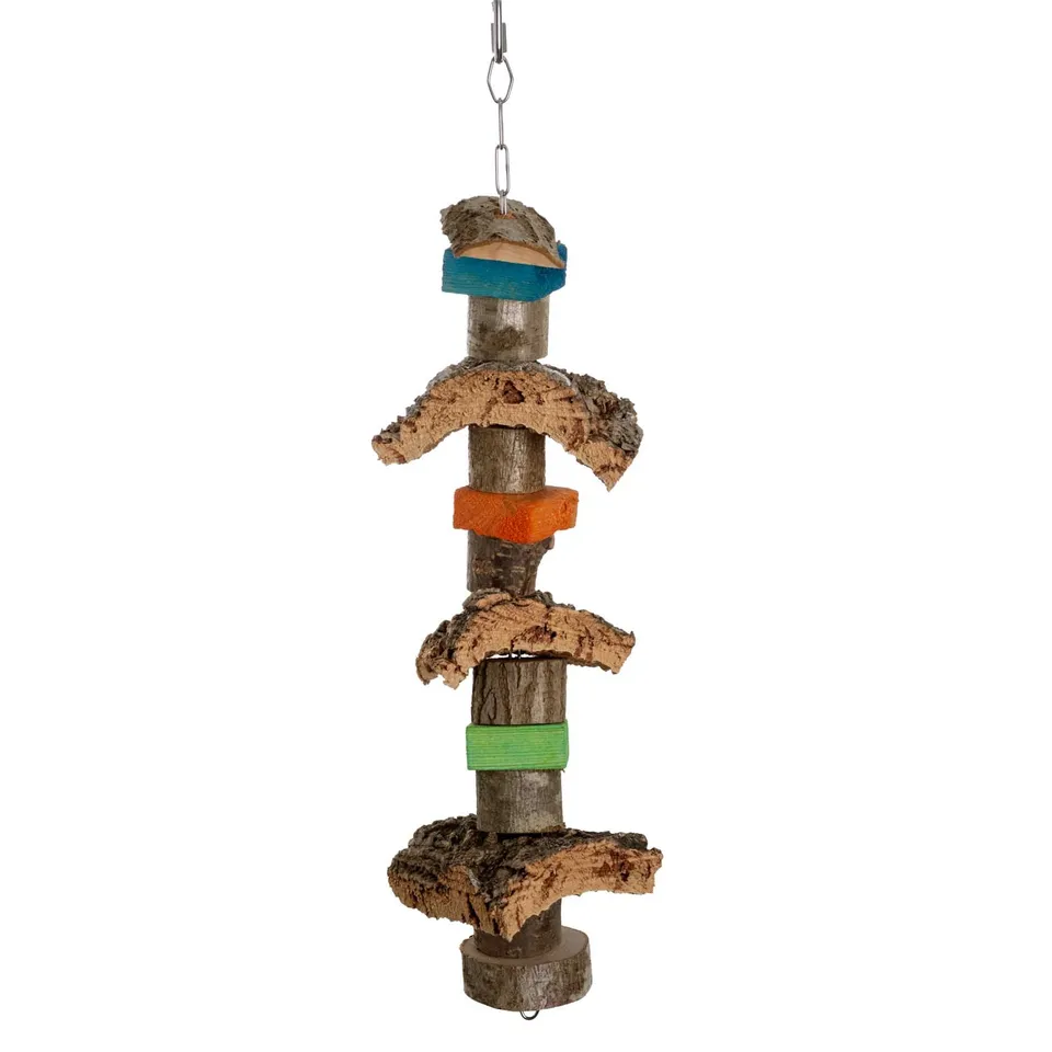 rico-s-nature-wood-kork-knabberkette-papageienspielzeug-50-cm image 1