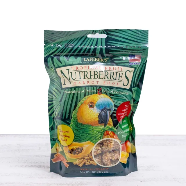 lafeber-nutri-berries-tropical-fruit-papageien-snack-284-g image 1