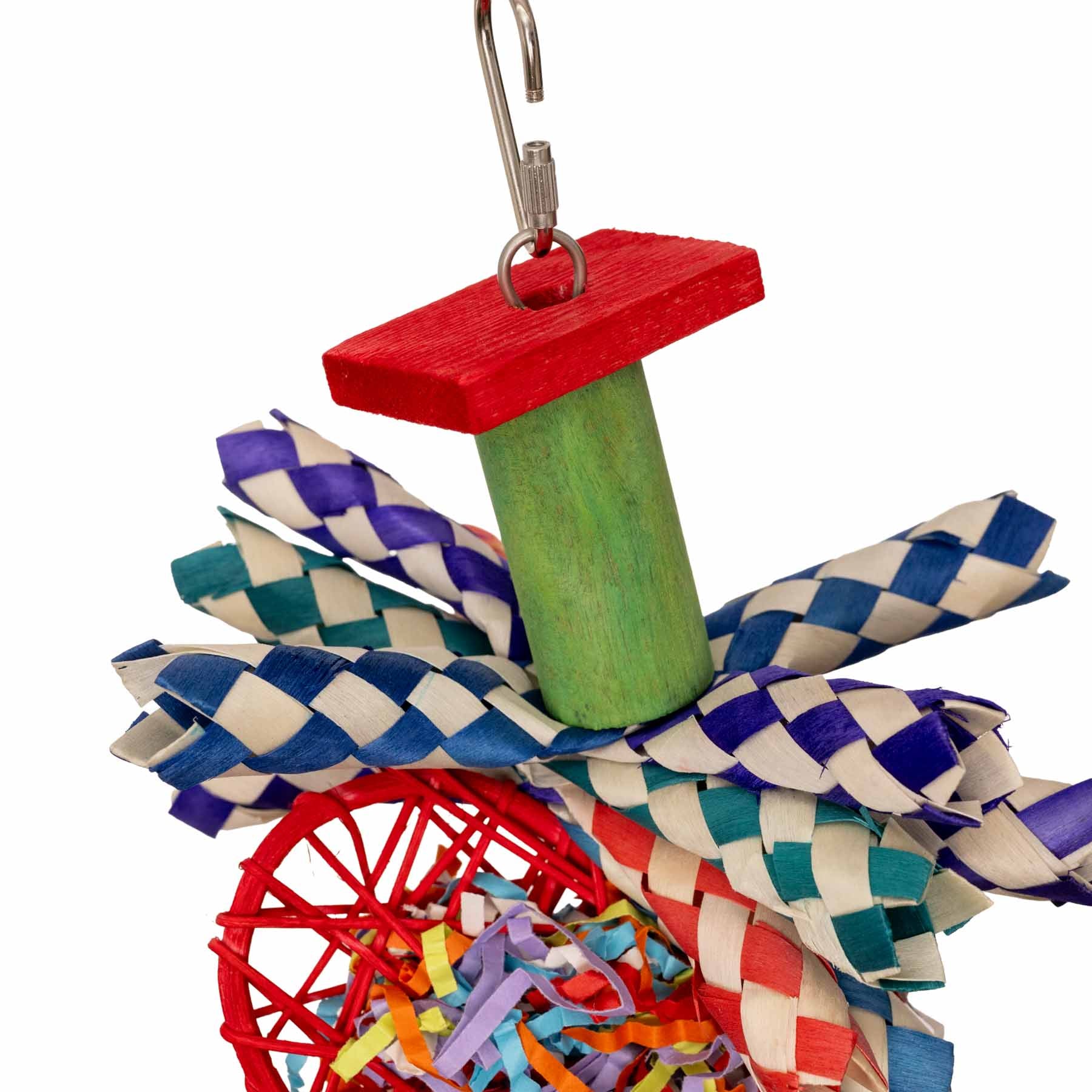 rico-s-futterkiste-shredding-surprise-tower-vogelspielzeug-foraging image 6