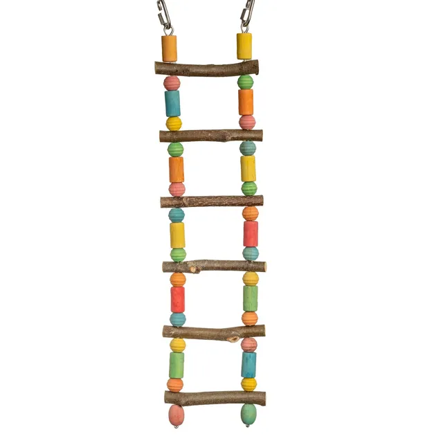 rico-s-futterkiste-sittich-leiter-biegsam-40-cm-vogelspielzeug image 1