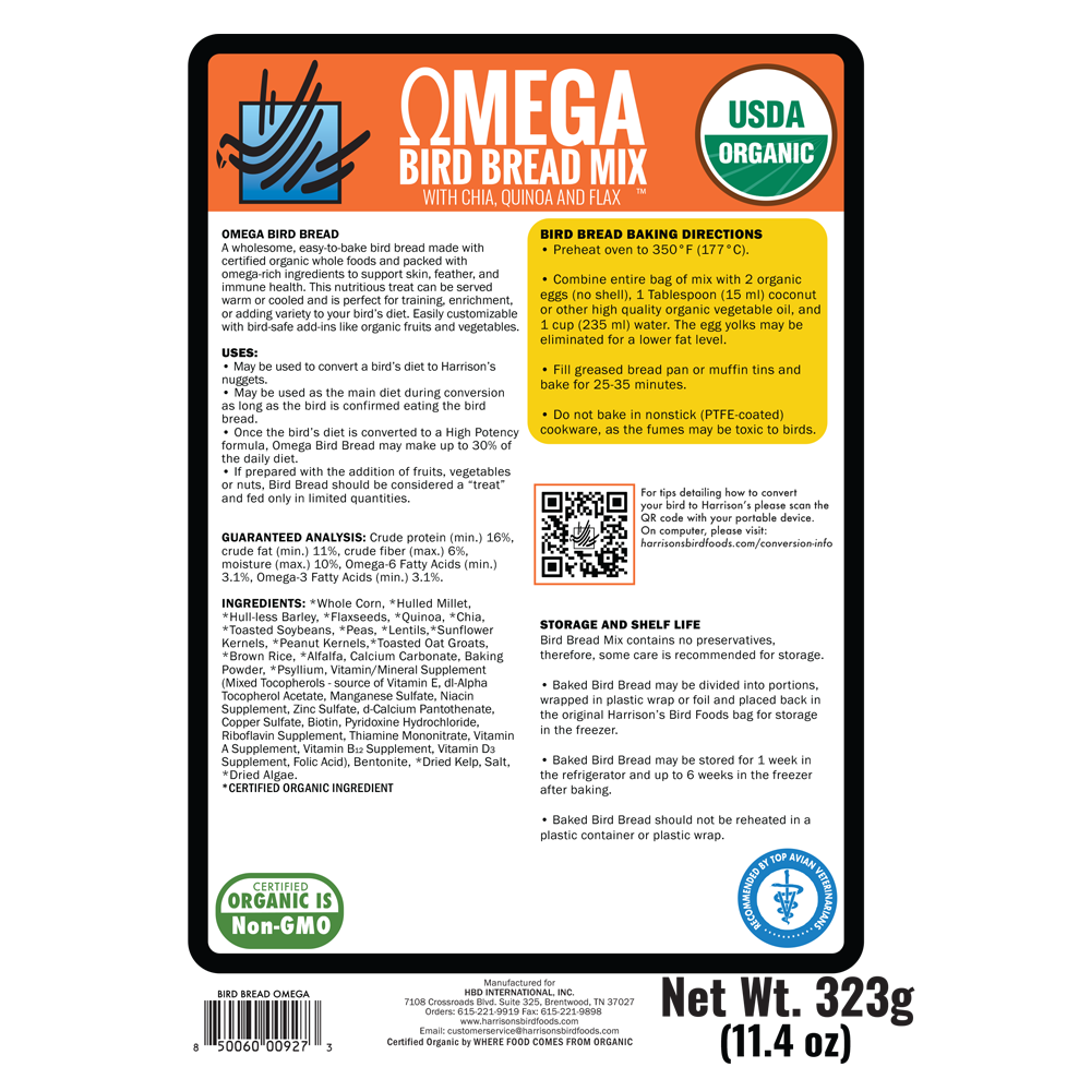harrison-bird-bread-mix-omega-backmischung-323-g-bio image 2