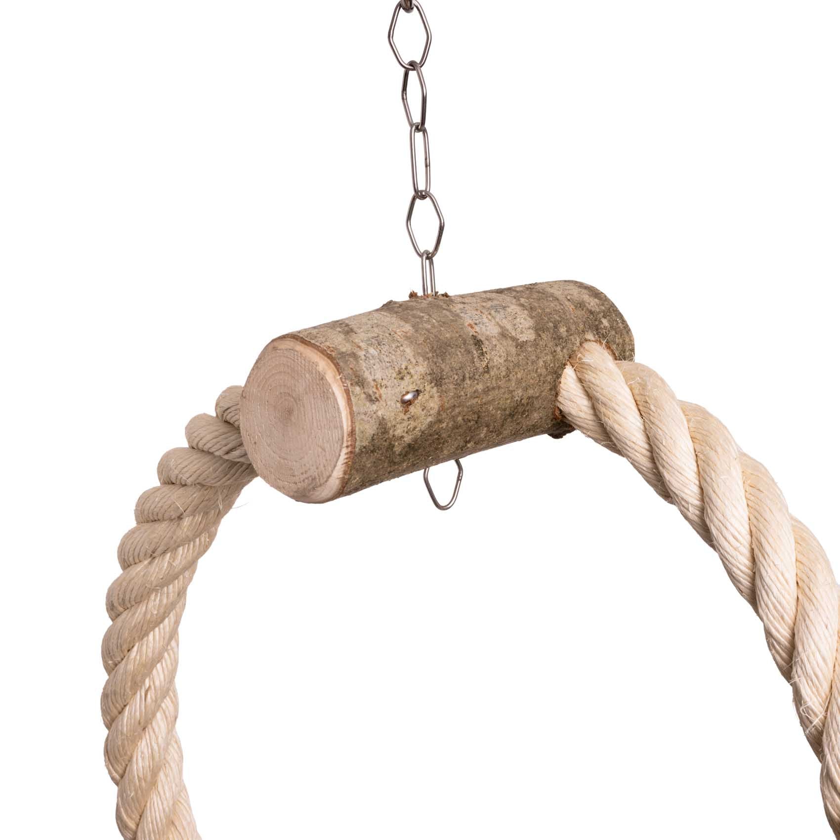 rico-s-futterkiste-ringschaukel-sisal-30-cm-papageienschaukel image 2