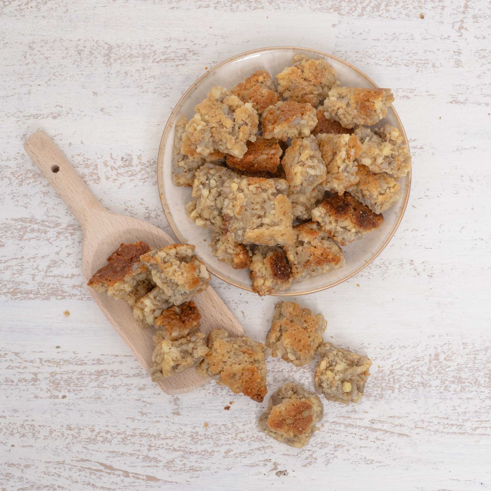 rico-s-futterkiste-m-sliw-rfel-snack-200-g-mit-mandeln-honig image 2