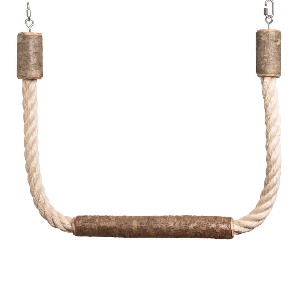 rico-s-futterkiste-sisalschaukel-duo-papageienspielzeug-65-cm image 1