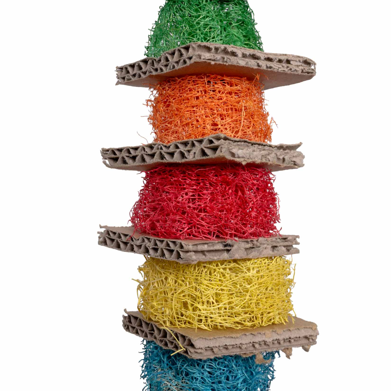 rico-s-futterkiste-luffa-pappe-t-rmchen-sittichspielzeug-20-cm image 2