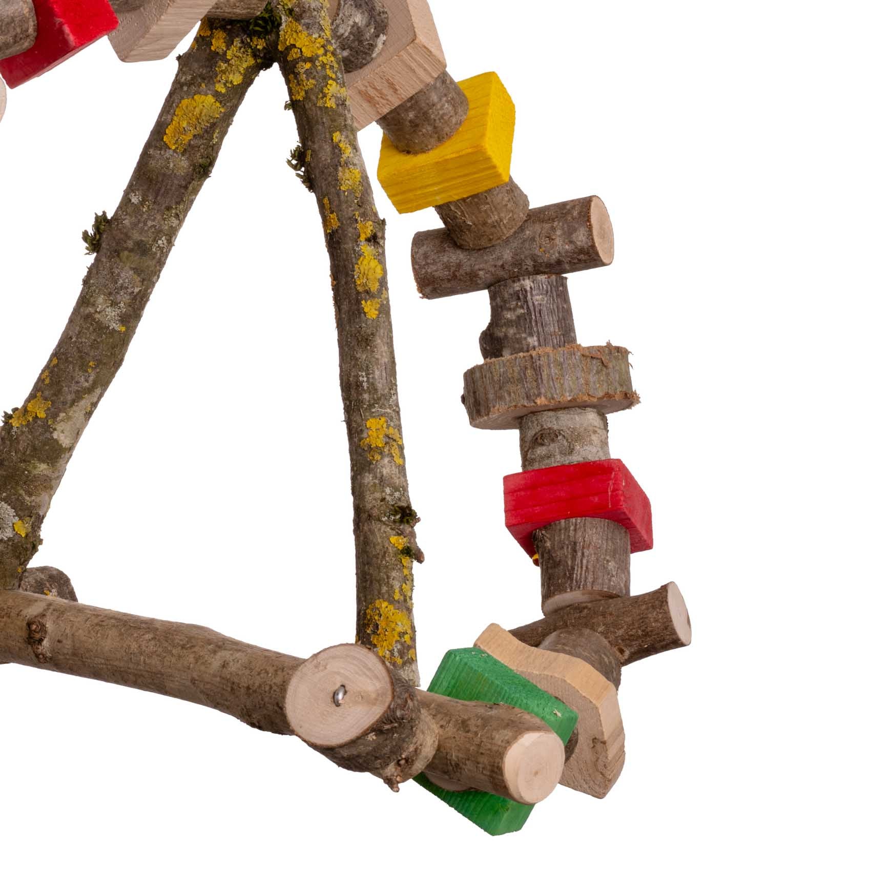 rico-s-futterkiste-welle-papageien-schaukel-naturholz-54-cm image 3