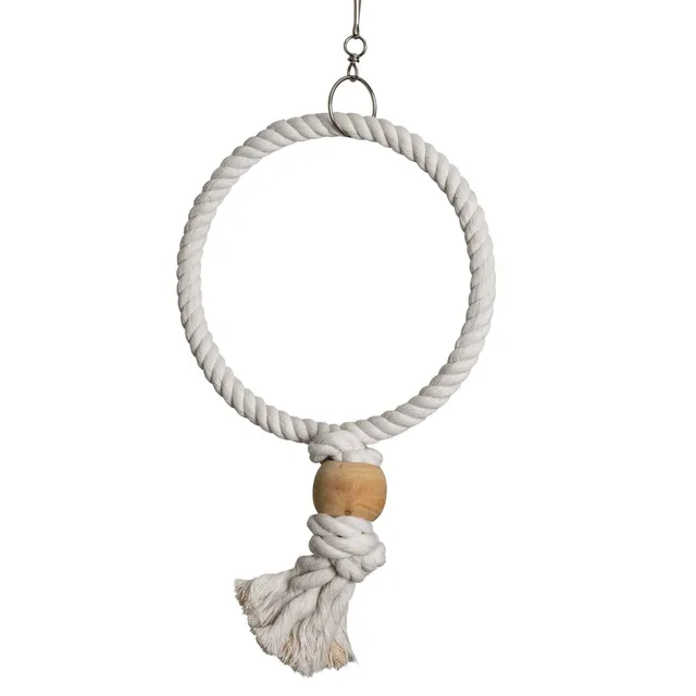 rico-s-futterkiste-baumwoll-ring-holzkugel-spielzeug-20cm image 1