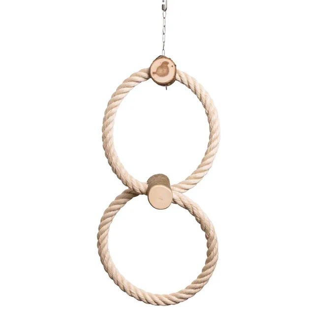 rico-s-futterkiste-sisal-doppelring-schaukel-80-cm-f-r-papageien image 1