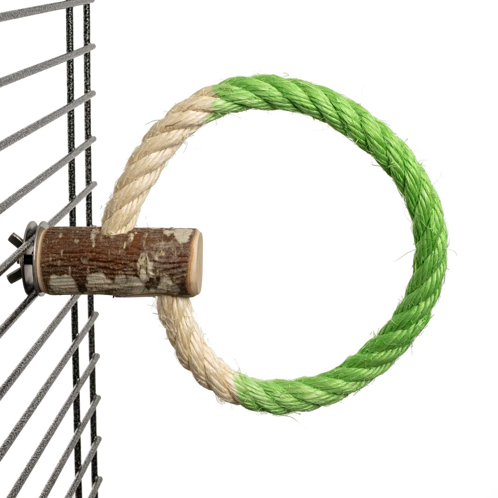 rico-s-futterkiste-sittich-sisal-kletterring-20-cm-natur image 1