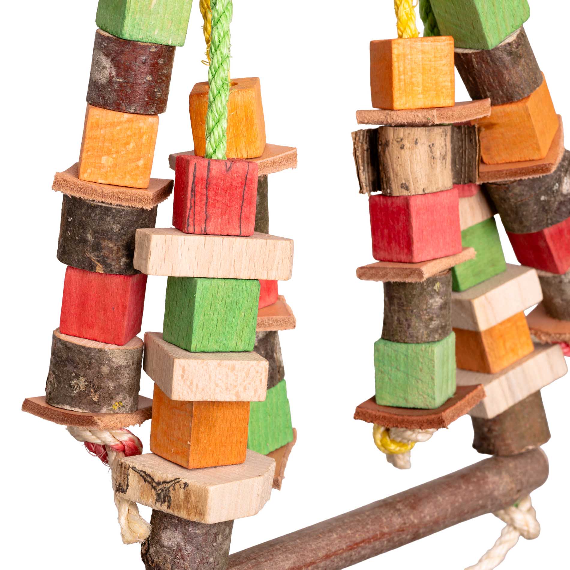 rico-s-futterkiste-sittich-schaukel-mit-knabberdach-vogelspielzeug-40-cm image 3