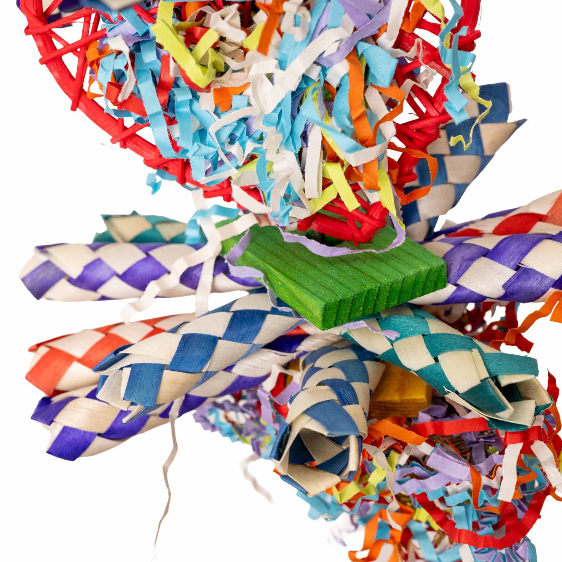 rico-s-futterkiste-shredding-surprise-tower-vogelspielzeug-foraging image 4