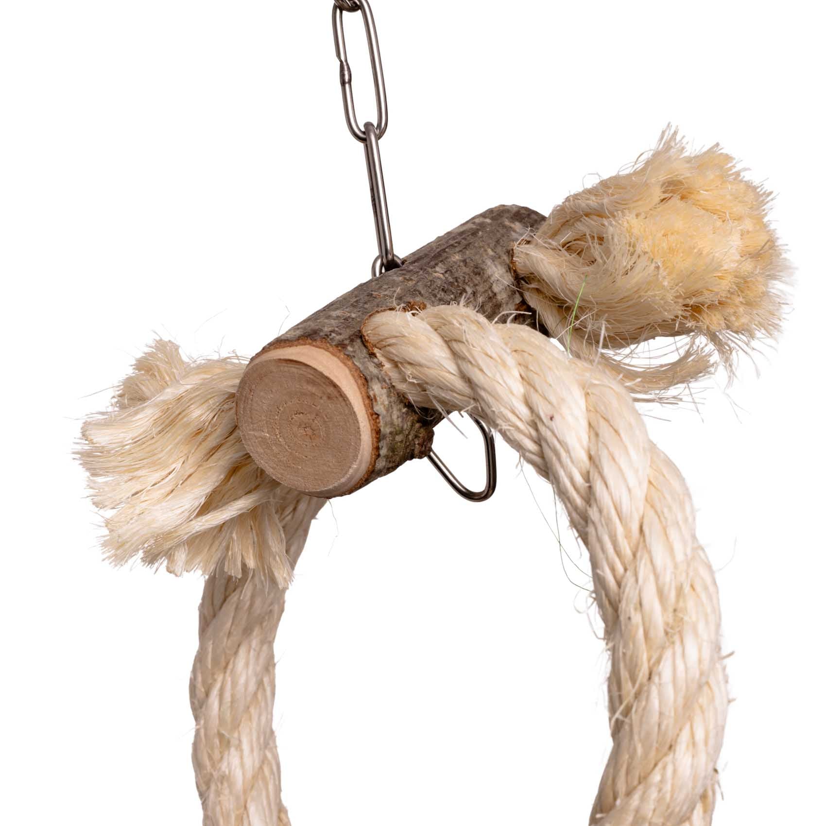 rico-s-futterkiste-doppel-sisalring-schaukel-mini-10-cm image 3