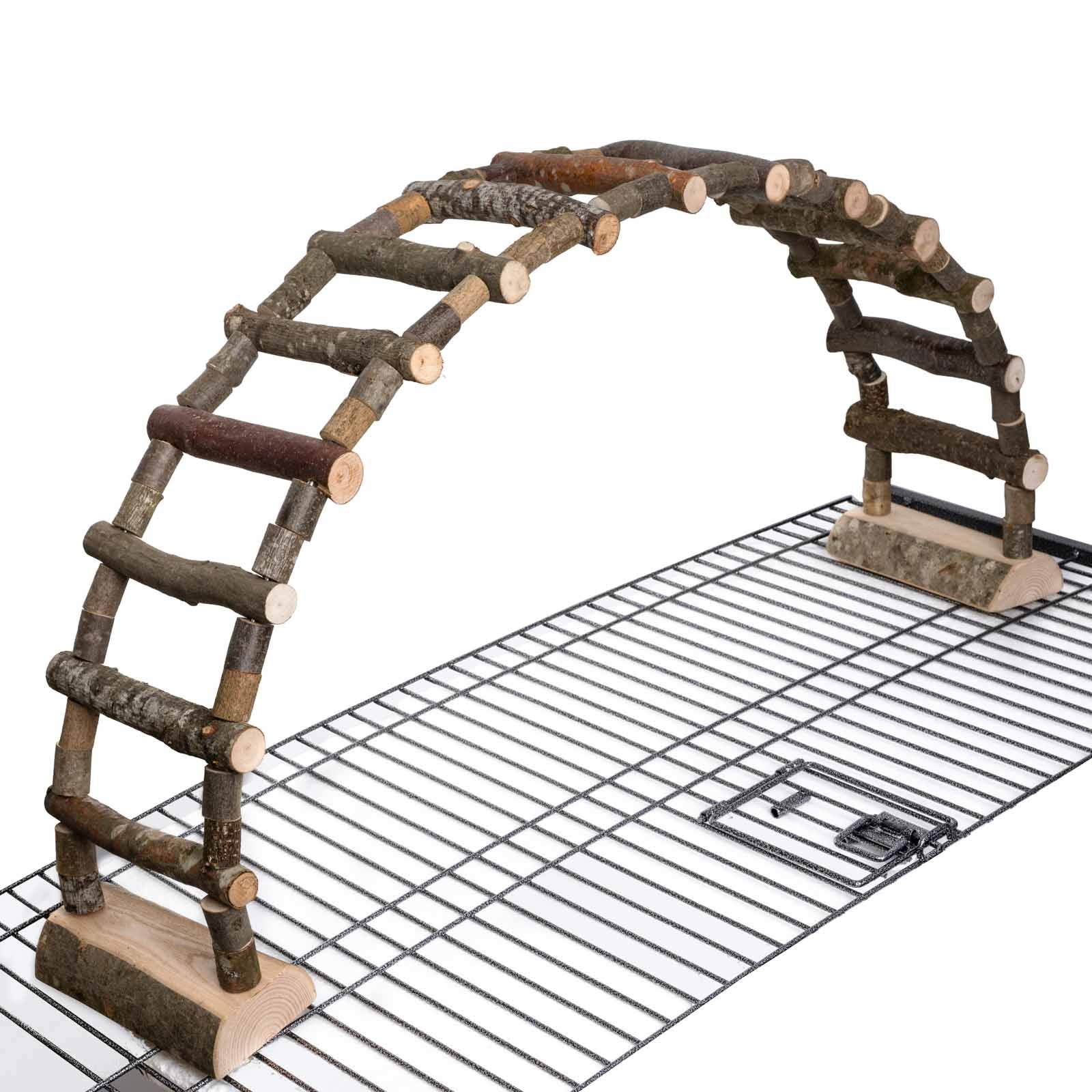 rico-s-futterkiste-big-ladder-flexible-papageien-leiter-150cm-holz image 1