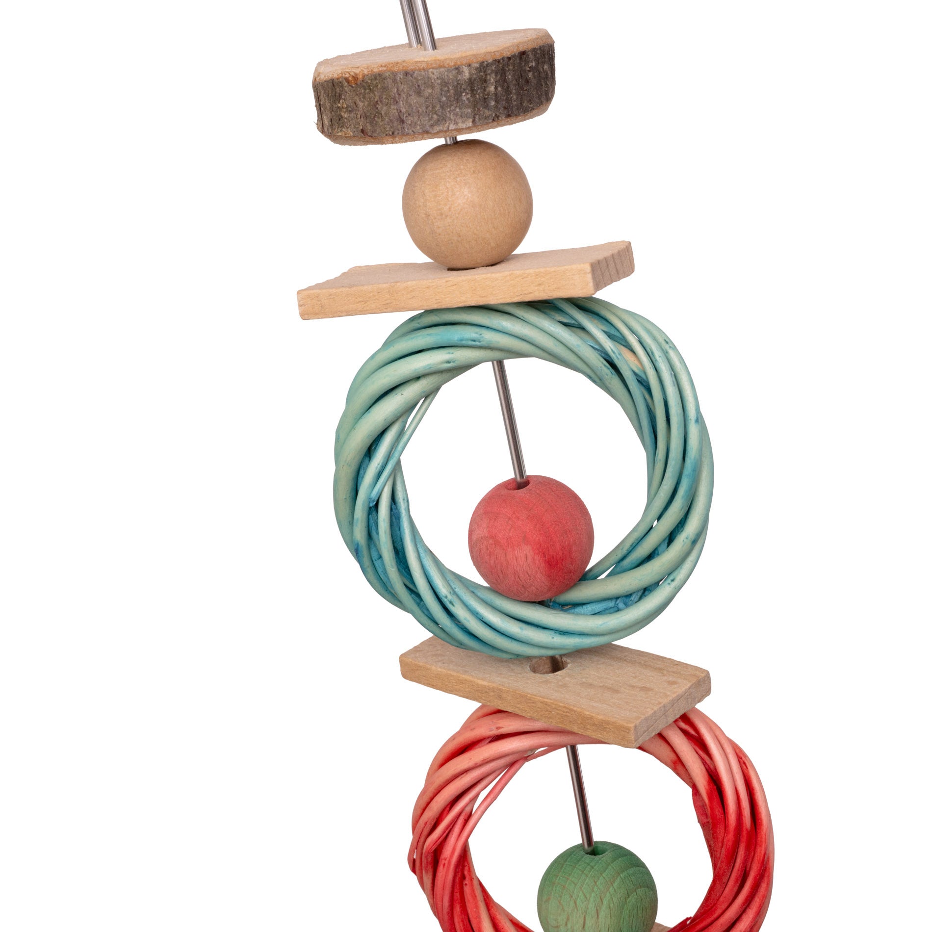 rico-s-futterkiste-bunte-weidenringe-sittichspielzeug-25-cm-weide image 3
