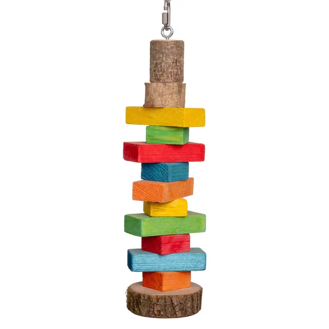 rico-s-futterkiste-schredderrolle-papageienspielzeug-nachf-llbar image 1