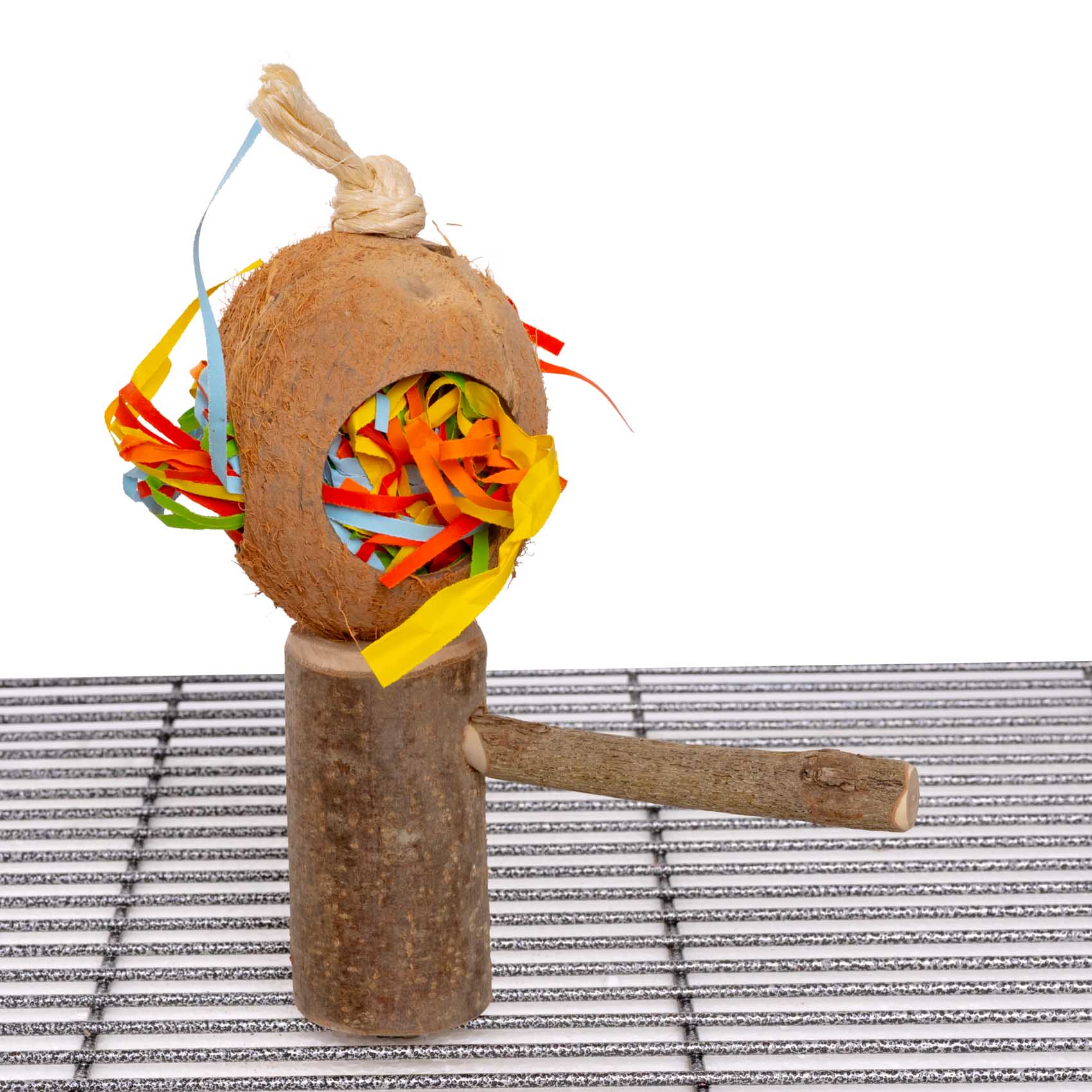 rico-s-futterkiste-knabberbogen-sittichspielzeug-schaukel-holz image 2